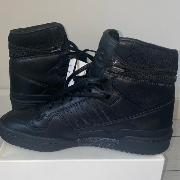 Authentic New w Tags | Size 7 1/2 - Adidas Y-3 Forum High OG Triple Black 2021 - Picture 2 of 11
